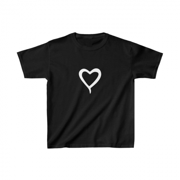 Baskılı T-Shirt - Siyah -