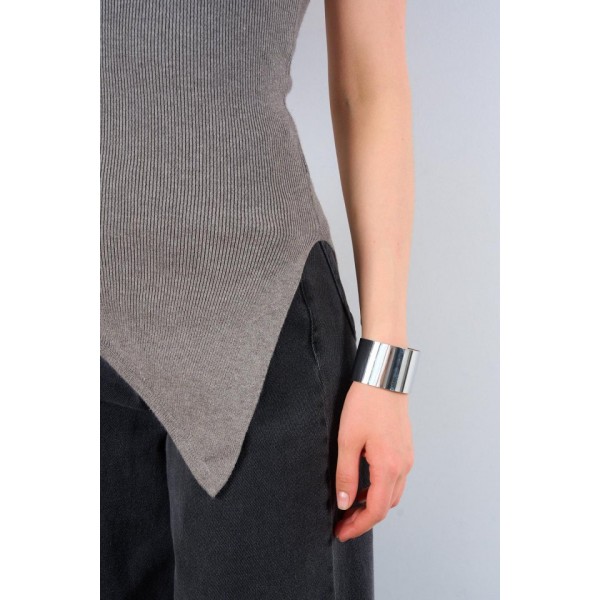 Yanı Uzun Atlet - Orta Gri