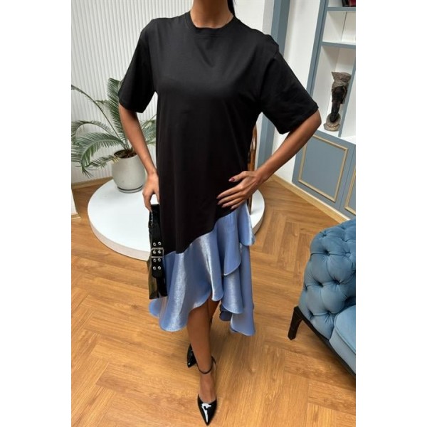 Volanlı Süprem Elbise 2864