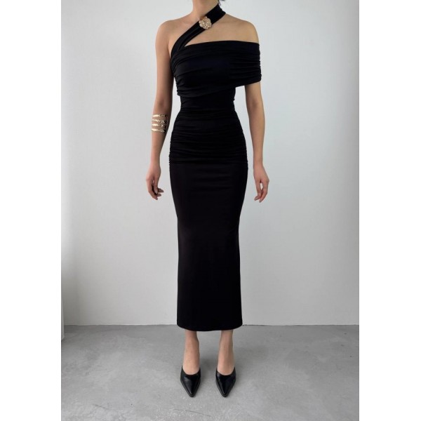 Reta Çapraz Omuz Elbise