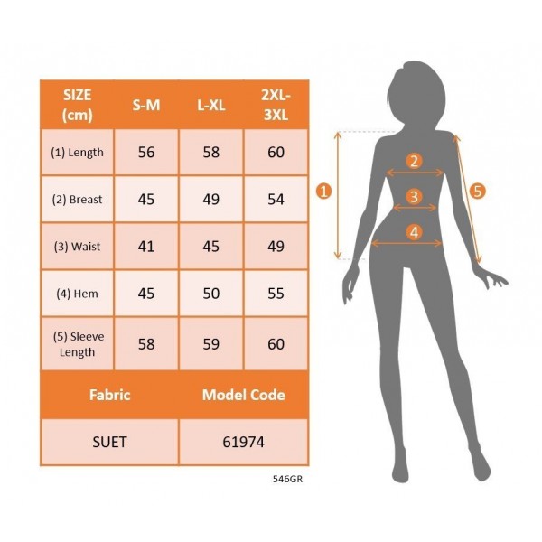 Kadın Uzun Kollu Yakalı önden Fermuarlı Kısa Süet Ceket