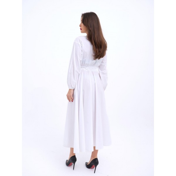 5903 ELBİSE-BEYAZ