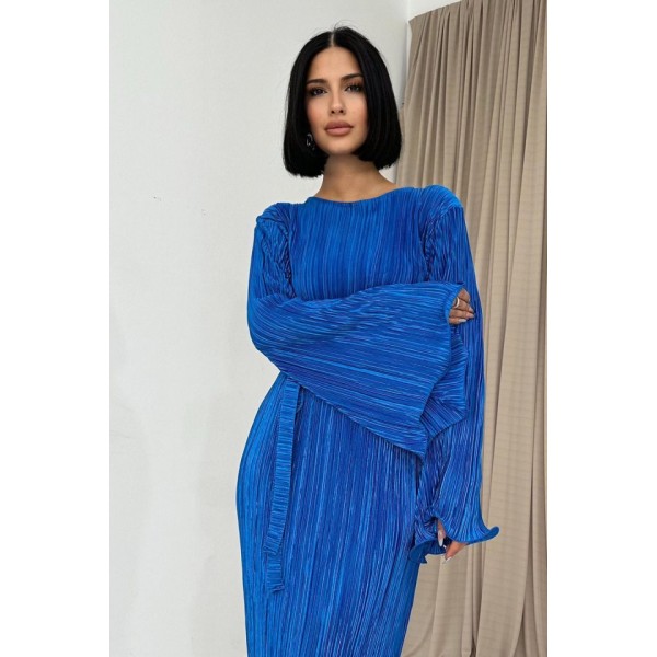 Saks İspanyol Kol Piliseli Elbise