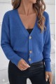Düğme Detay Triko Bluz