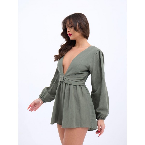 6528 TULUM ELBİSE-HAKİ