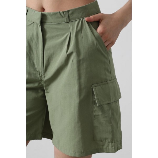 Cargo Cepli Şort - Haki