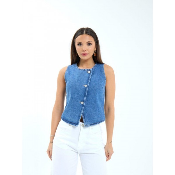 7401 KOT YELEK-MAVİ