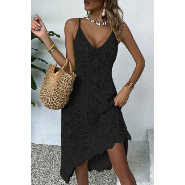 Kadın Ince Askılı Triko Elbise