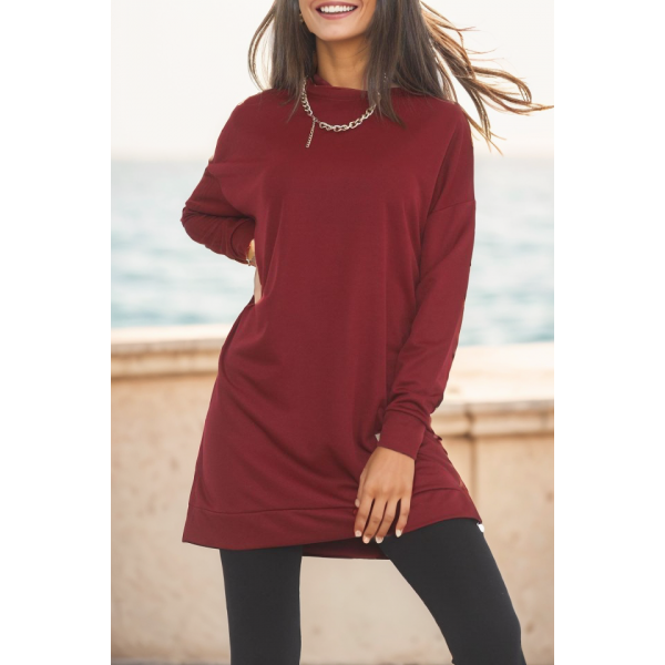 Armalı Tunik Bordo