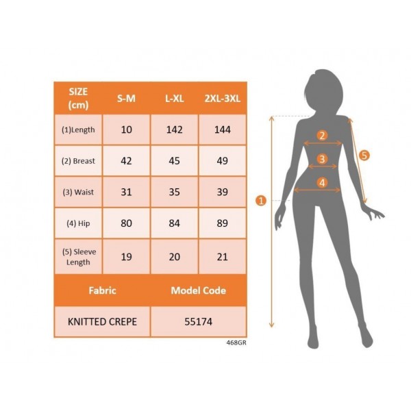Kadın Kısa Kollu Kruvaze Yaka Beli Lastikli Süprem Maksi Boy Elbise