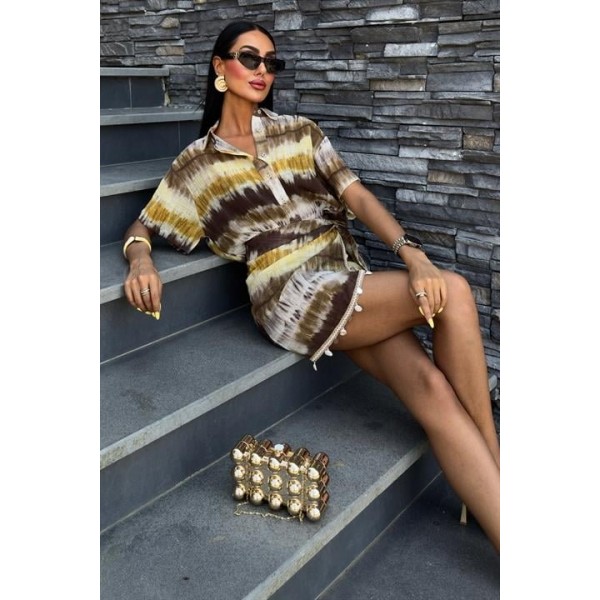 Gömlek Ve Eteği Aksesuarlı Takım 10211