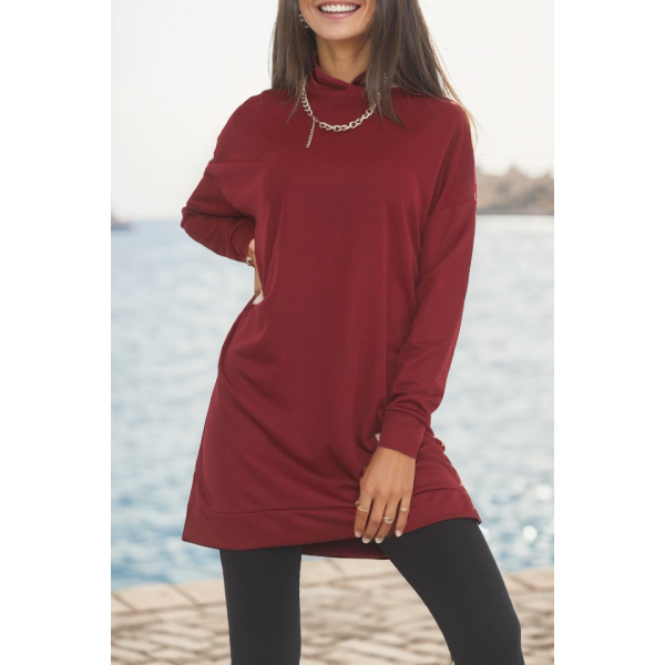 Armalı Tunik Bordo