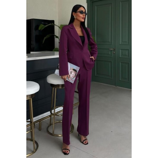 Sırt Dantel Detay Premium Takım Elbise 10031