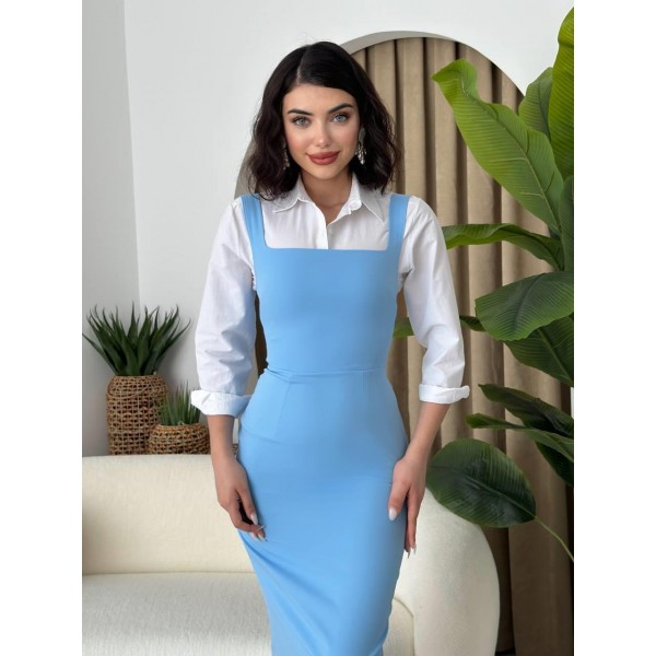 Martin Askılı Kalem Elbise