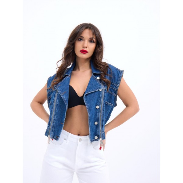 6765 KOT YELEK-MAVİ