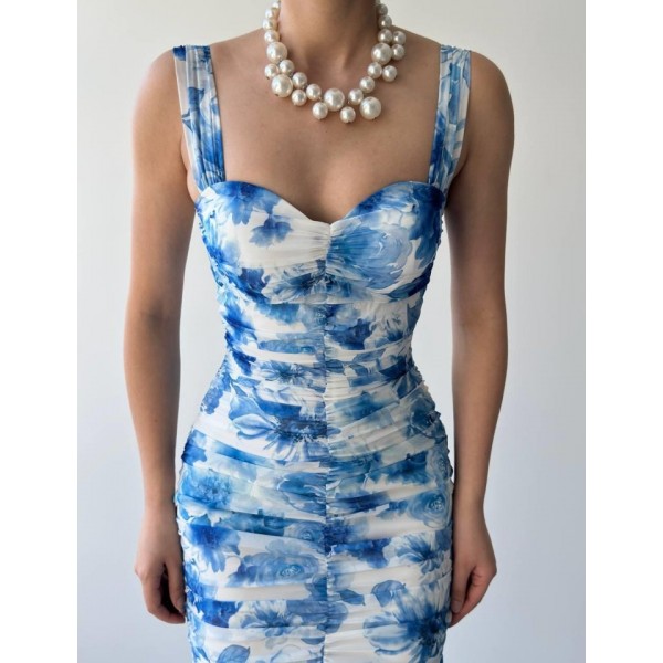 Peran Büzgülü Elbise