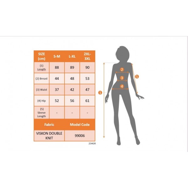 Kadın Sıfır Kollu Yaka Ve Etek Ucu Ribana Detaylıkiloş Viskon Iki Iplik Elbise