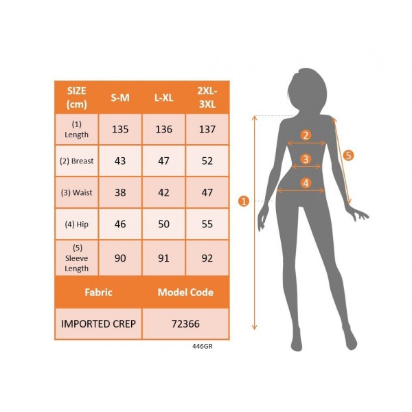 Kadın Madonna Yaka Uzun Yırtmaç Kol Detaylı Uzun Ithal Krep Elbise