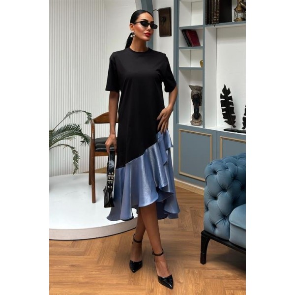 Volanlı Süprem Elbise 2864