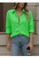 Kadın Uzun Kollu Yakalı önden Düğmeli Gömlek