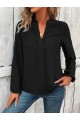 Kadın Uzun Kollu Hakim Yaka Bluz