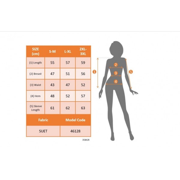 Kadın Uzun Kollu önü Açık Düğmeli Kısa Süet Ceket