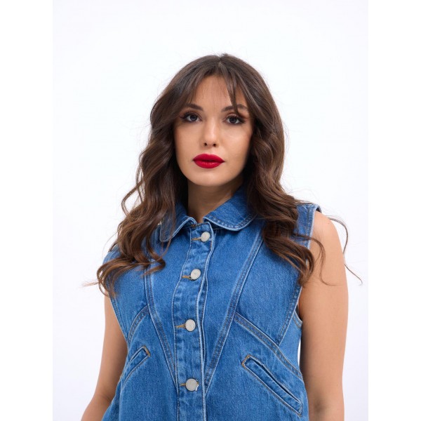 6778 KOT YELEK-MAVİ