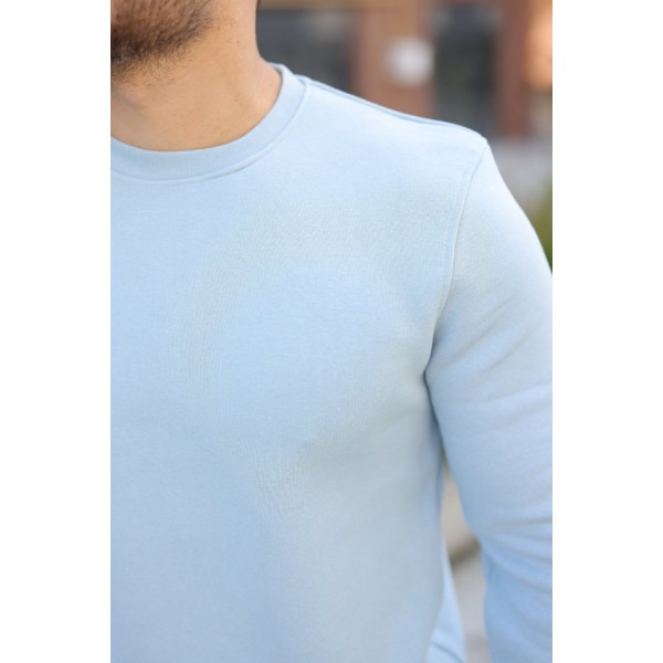 Erkek Üç İplik Şardonlu Sweatshirt