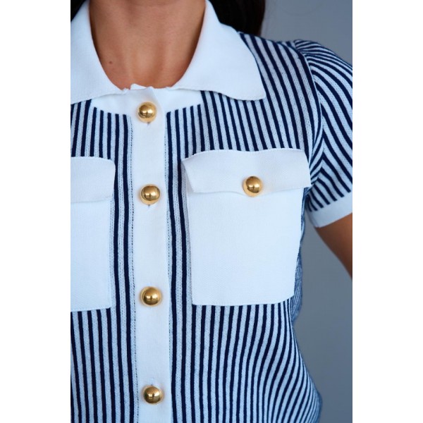 Cepli Etek Takım - Kemik-Lacivert