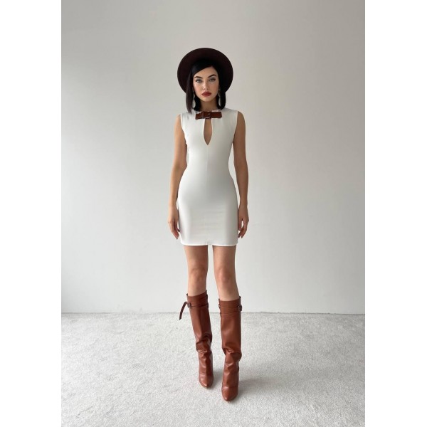 Nadia Kemerli Mini Elbise