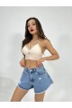 6033 KOT ŞORT-MAVİ