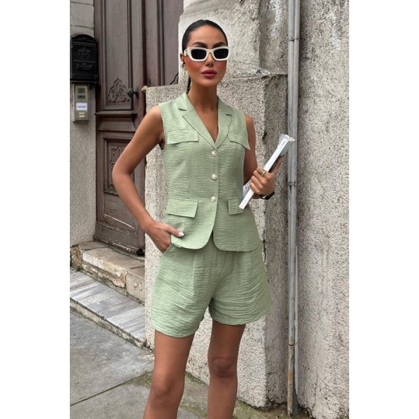 Yelek Şort Viscon Takım 10156-17