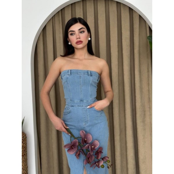 Sonic Straplez Elbise