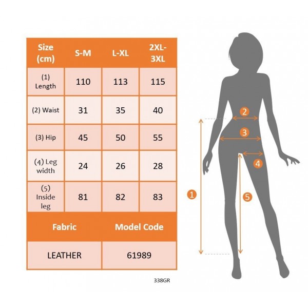 Kadın Yüksek Bel Yanlardan Püsküllü Deri Pantolon