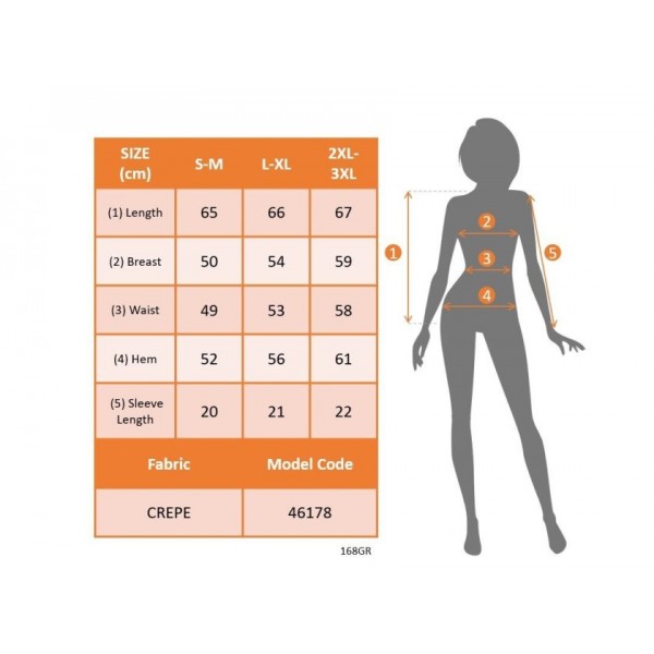 Kadın Kısa Kollu Tül Detaylı Taşlı Janjan Krep Bluz