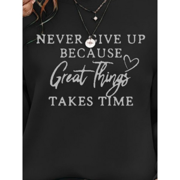 Kadın Uzun Kollu Yuvarlak Yaka Iki Iplik şardonlu Bluz