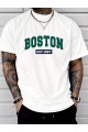 Erkek Boston Baskılı Süprem T-shirt
