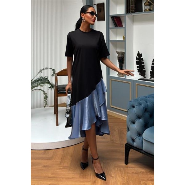 Volanlı Süprem Elbise 2864