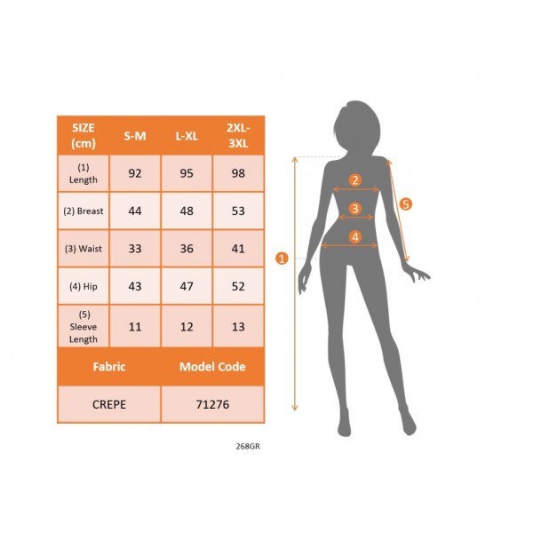 Kadın Omuzlardan Açık V Yakalı Kısa Kollu Yanlardan Büzgülü Düğme Detaylı Janjan Krep Elbise