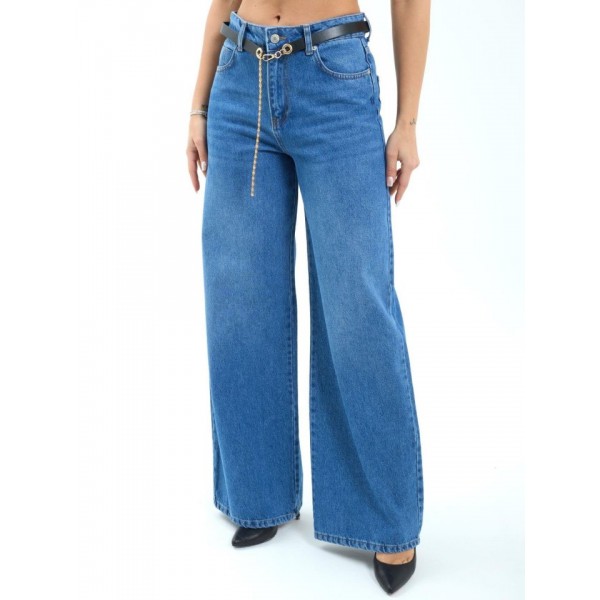 7398 KOT PANTOLON-MAVİ