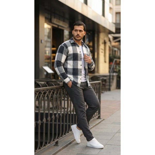 Erkek Uzun Kollu Polar Gömlek