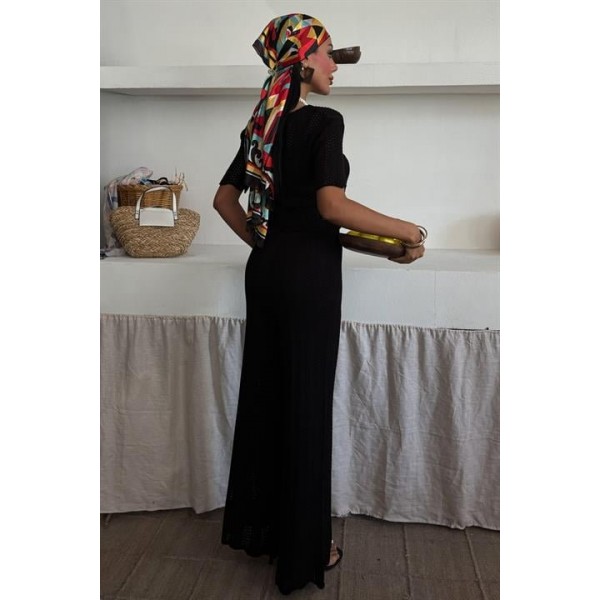 Triko Bluz Pantolon İkili Takım 10084-025