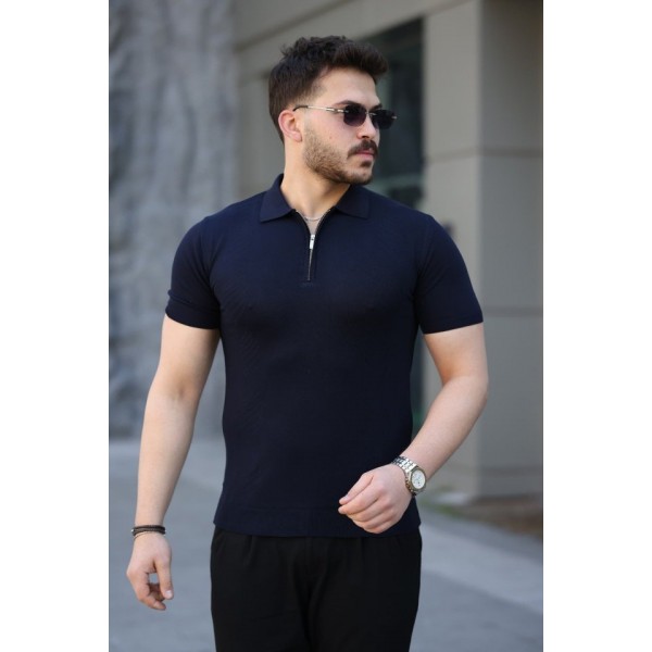 Erkek Viskon Kumaş Polo Yaka Tişört