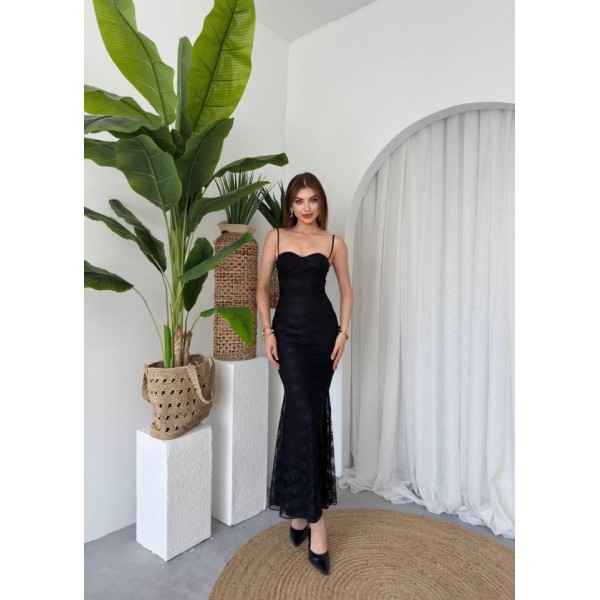 Kalıse İp Askılı Elbise