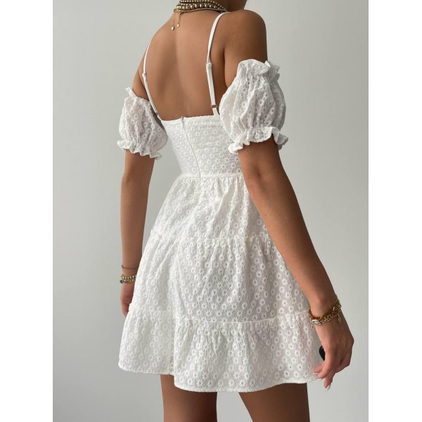 Lucca Kolu Lastikli Mini Elbise