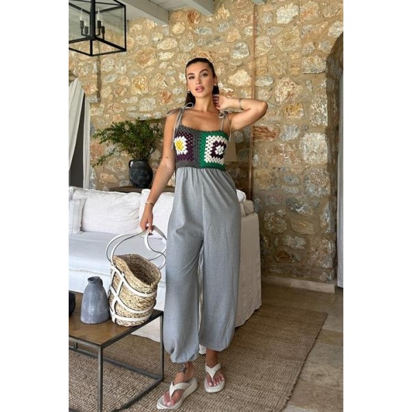 Jasmin Süzüneli Keten Tulum 1280-08