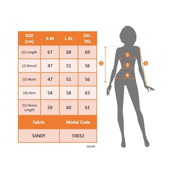 Kadın Uzun Kollu Yakalı Yakadan Bağcıklı Düğmeli Sandy Bluz