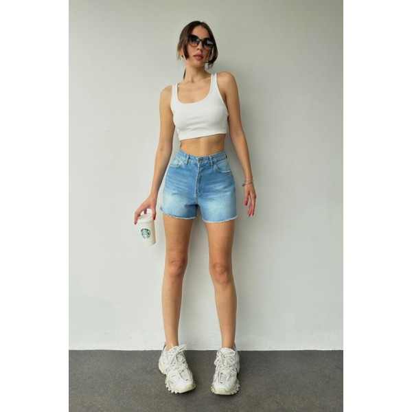 Mavi Yazlık Kot Şort