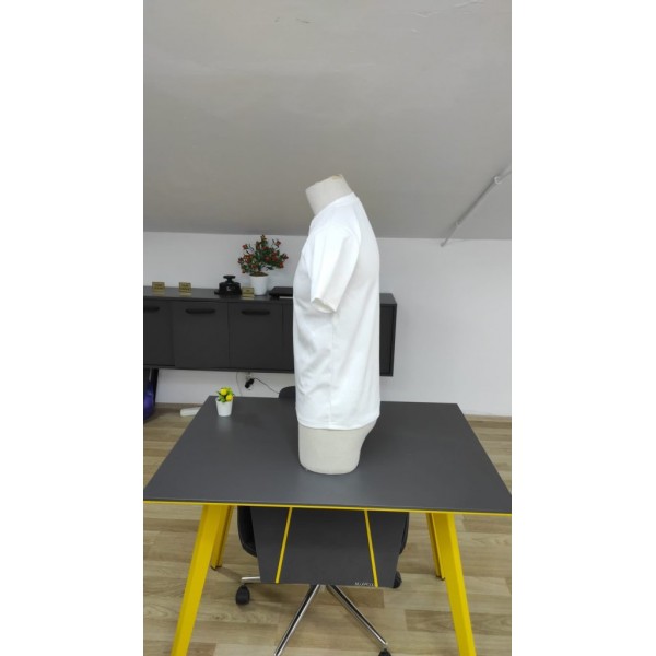 Erkek Kısa Kollu Bisiklet Yaka Burgu Tişört