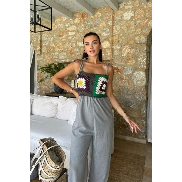 Jasmin Süzüneli Keten Tulum 1280-08